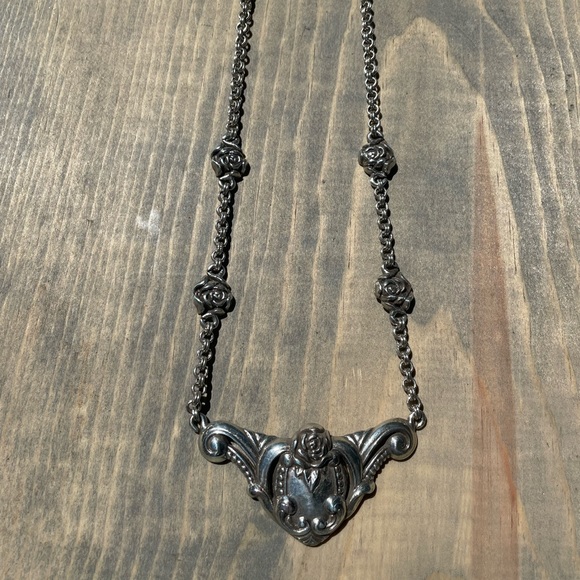 Retired Brighton Rose Necklace - Picture 3 of 4